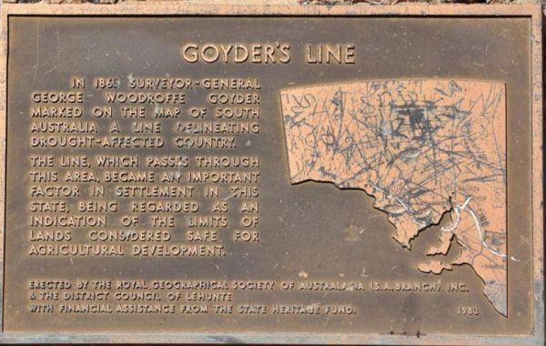 Goyder's Line Memorial Rest Area