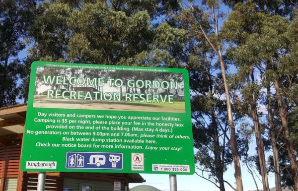 Gordon Foreshore Reserve Camping Area
